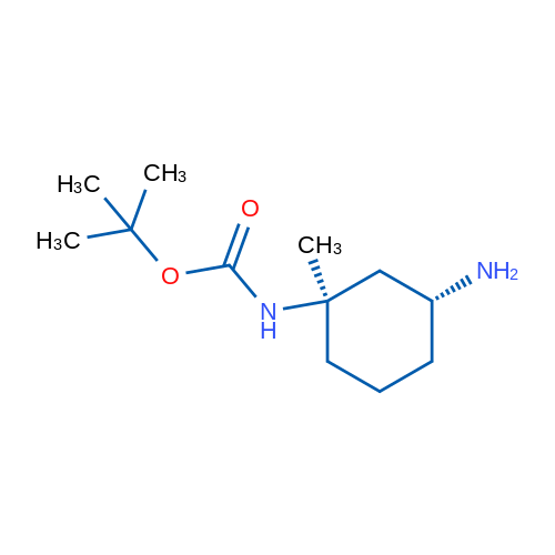 tert-butyl N-[(1R,3R)-3-amino-1-methylcyclohexyl]carbamate 250mg