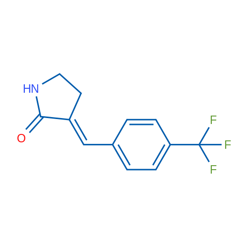 (3E)-3-[4-(trifluoromethyl)benzylidene]pyrrolidin-2-one 1g