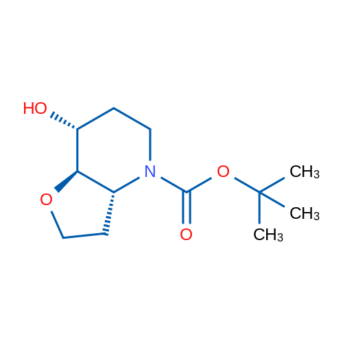 Racemic-(3aS,7S,7aS)-tert-butyl 7-hydroxyhexahydrofuro[3,2-b]pyridine-4(2H)-carboxylate 250mg