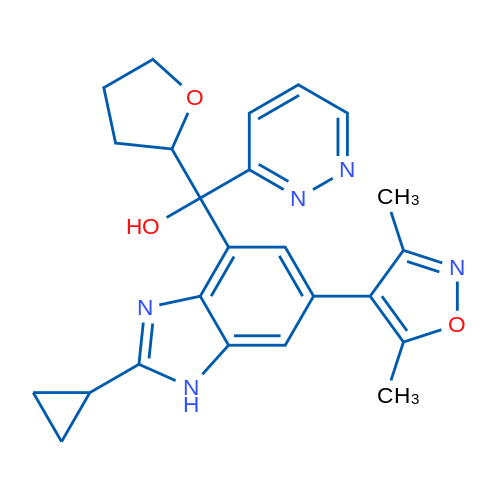 (2-CYCLOPROPYL-6-(3,5-DIMETHYLISOXAZOL-4-YL)-1H-BENZO[D]IMIDAZOL-4-YL)(PYRIDAZIN-3-YL)(TETRAHYDROFURAN-2-YL)METHANOL 1g