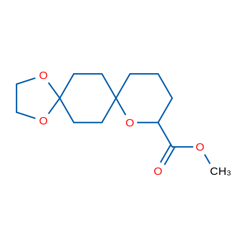 1,4,9-TRIOXA-DISPIRO[4.2.5.2]PENTADECANE-10-CARBOXYLIC ACID METHYL ESTER 1g