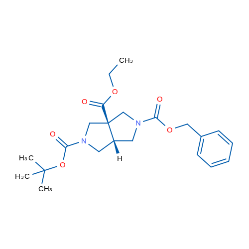 CIS-2-BENZYL 5-TERT-BUTYL 3A-ETHYL TETRAHYDROPYRROLO[3,4-C]PYRROLE-2,3A,5(1H,3H)-TRICARBOXYLATE 1g
