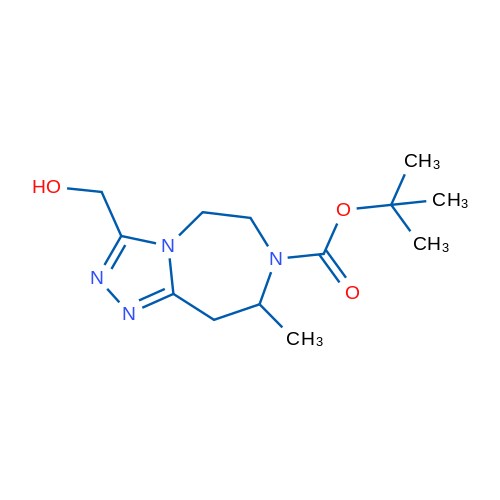 TERT-BUTYL 3-(HYDROXYMETHYL)-8-METHYL-8,9-DIHYDRO-5H-[1,2,4]TRIAZOLO[4,3-D][1,4]DIAZEPINE-7(6H)-CARBOXYLATE 1g