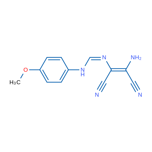 (Z)-N'-[(1Z)-2-Amino-1,2-dicyanoeth-1-en-1-yl]-N-(4-methoxyphenyl)methanimidamide 1g