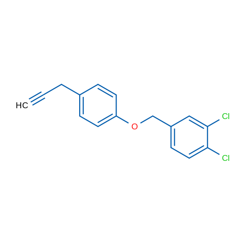 1,2-Dichloro-4-{[4-(prop-2-yn-1-yl)phenoxy]methyl}benzene 1g