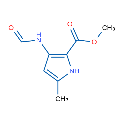 Methyl 3-formamido-5-methyl-1H-pyrrole-2-carboxylate 1g