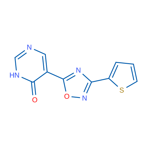 5-[3-(Thiophen-2-yl)-1,2,4-oxadiazol-5-yl]-3,4-dihydropyrimidin-4-one 1g