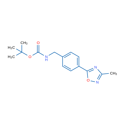 tert-Butyl N-{[4-(3-methyl-1,2,4-oxadiazol-5-yl)phenyl]methyl}carbamate 1g