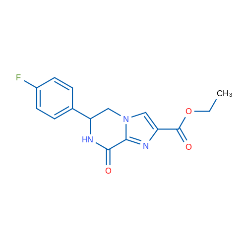 Ethyl 6-(4-fluorophenyl)-8-oxo-5H,6H,7H,8H-imidazo[1,2-a]pyrazine-2-carboxylate 1g