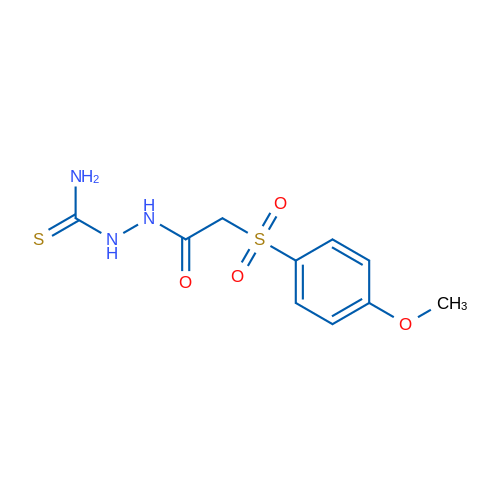 N-(Carbamothioylamino)-2-(4-methoxybenzenesulfonyl)acetamide 1g