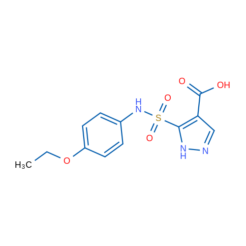 5-[(4-Ethoxyphenyl)sulfamoyl]-1H-pyrazole-4-carboxylic acid 1g