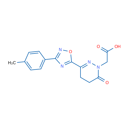 2-{3-[3-(4-methylphenyl)-1,2,4-oxadiazol-5-yl]-6-oxo-1,4,5,6-tetrahydropyridazin-1-yl}acetic acid 1g