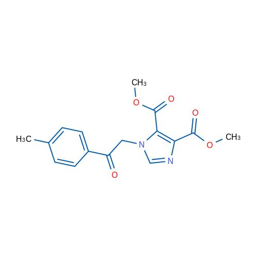 4,5-Dimethyl 1-[2-(4-methylphenyl)-2-oxoethyl]-1H-imidazole-4,5-dicarboxylate 1g