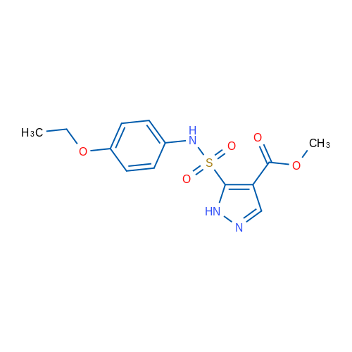 Methyl 5-[(4-ethoxyphenyl)sulfamoyl]-1H-pyrazole-4-carboxylate 1g