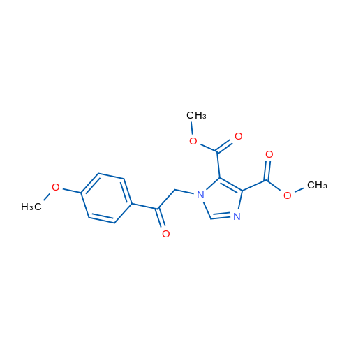 4,5-Dimethyl 1-[2-(4-methoxyphenyl)-2-oxoethyl]-1H-imidazole-4,5-dicarboxylate 1g