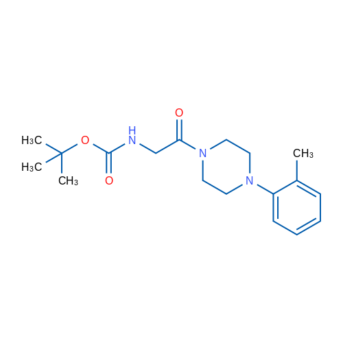 tert-Butyl N-{2-[4-(2-methylphenyl)piperazin-1-yl]-2-oxoethyl}carbamate 1g