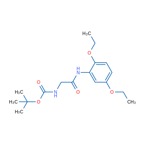 tert-Butyl N-{[(2,5-diethoxyphenyl)carbamoyl]methyl}carbamate 1g