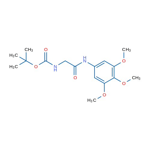 tert-Butyl N-{[(3,4,5-trimethoxyphenyl)carbamoyl]methyl}carbamate 1g