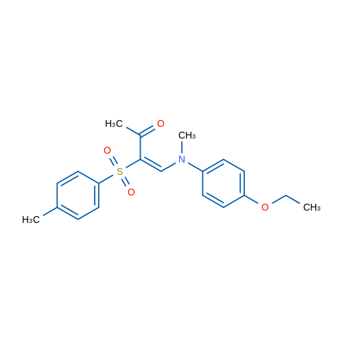 (3E)-4-[(4-Ethoxyphenyl)(methyl)amino]-3-(4-methylbenzenesulfonyl)but-3-en-2-one 1g