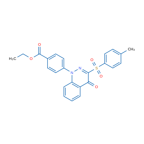 Ethyl 4-[3-(4-methylbenzenesulfonyl)-4-oxo-1,4-dihydrocinnolin-1-yl]benzoate 1g