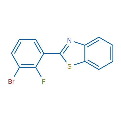 2-(3-Bromo-2-fluorophenyl)-1,3-benzothiazole 1g