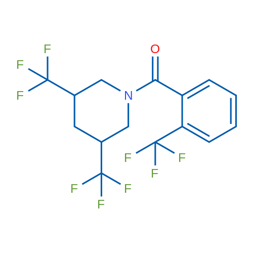 3,5-Bis(trifluoromethyl)-1-[2-(trifluoromethyl)benzoyl]piperidine 1g