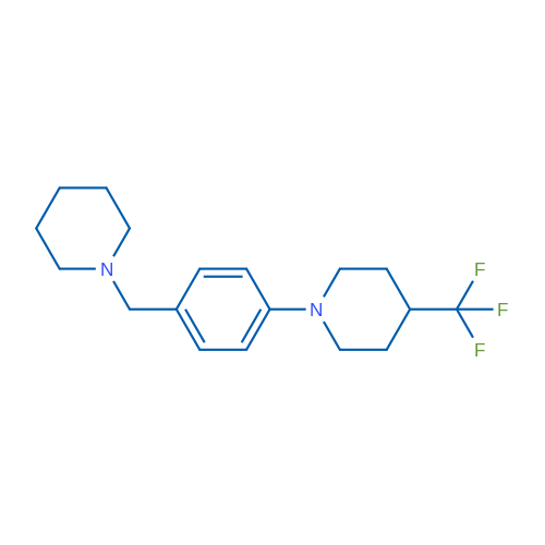 1-{4-[(piperidin-1-yl)methyl]phenyl}-4-(trifluoromethyl)piperidine 1g