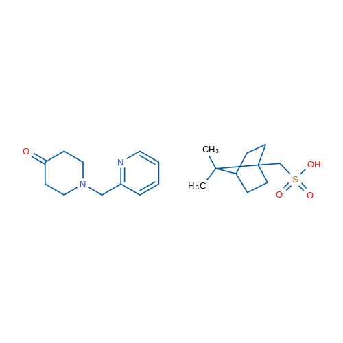 1-[(Pyridin-2-yl)methyl]piperidin-4-one; {7,7-dimethylbicyclo[2.2.1]heptan-1-yl}methanesulfonic acid 1g