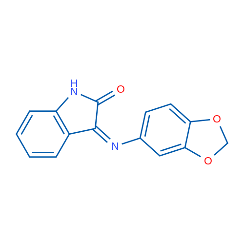 (3Z)-3-[(2H-1,3-Benzodioxol-5-yl)imino]-2,3-dihydro-1H-indol-2-one 1g