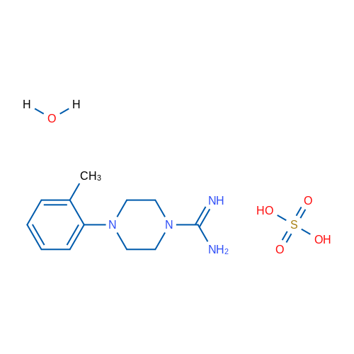 4-(2-Methylphenyl)-1-piperazinecarboximidamide sulfate hydrate 5g