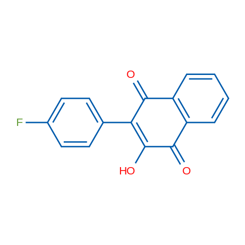 2-(4-Fluorophenyl)-3-hydroxynaphthoquinone 1g