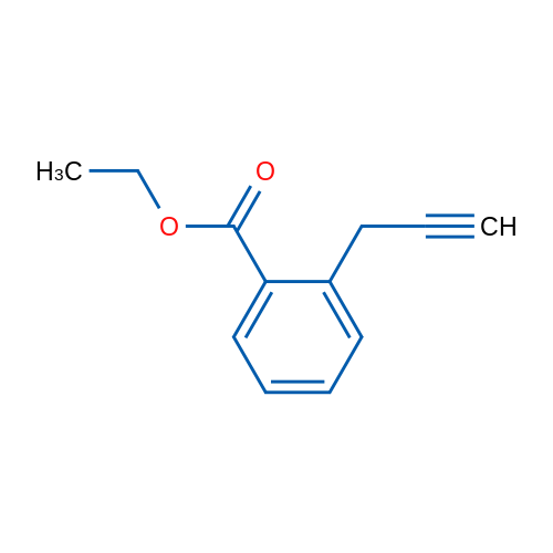 Ethyl 2-(prop-2-yn-1-yl)benzoate 1g