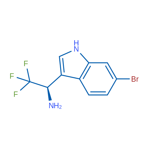 (R)-1-(6-BROMO-1H-INDOL-3-YL)-2,2,2-TRIFLUOROETHAN-1-AMINE 1g