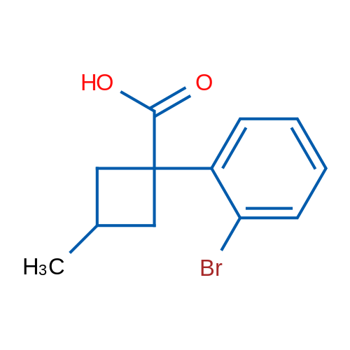 1-(2-BROMOPHENYL)-3-METHYLCYCLOBUTANE-1-CARBOXYLIC ACID 1g