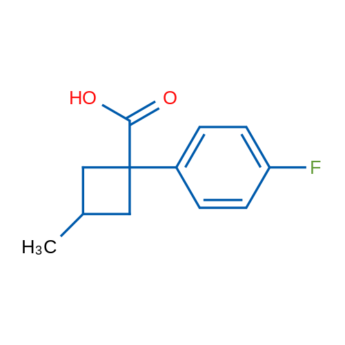 1-(4-FLUOROPHENYL)-3-METHYLCYCLOBUTANE-1-CARBOXYLIC ACID 1g