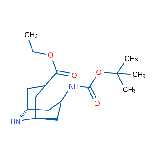 ETHYL 7-(TERT-BOC-AMINO)-9-AZABICYCLO[3.3.1]NONANE-3-CARBOXYLATE 1g