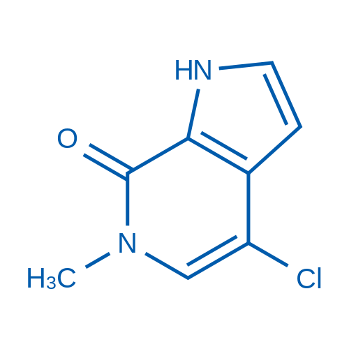 4-Chloro-6-methyl-1,6-dihydro-7H-pyrrolo[2,3-c]pyridin-7-one 1g