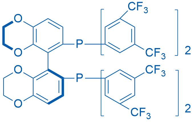 1,1'-[(5S)-2,2',3,3'-Tetrahydro[5,5'-bi-1,4-benzodioxin]-6,6'-diyl]bis[1,1-bis[3,5-bis(trifluoromethyl)phenyl]phosphine] 100mg