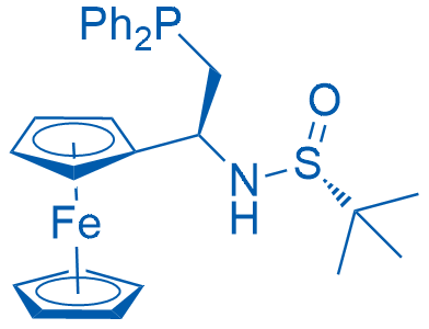 [S(R)]-N-[(1S)-1-FErrocenylethyl-2-(diphenylphosphino)ethyl]-2-methyl-2-propanesulfinamide 100mg