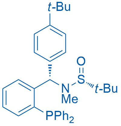 (R)-N-((S)-(4-(tert-Butyl)phenyl)(2-(diphenylphosphanyl)phenyl)methyl)-N,2-dimethylpropane-2-sulfinamide 100mg
