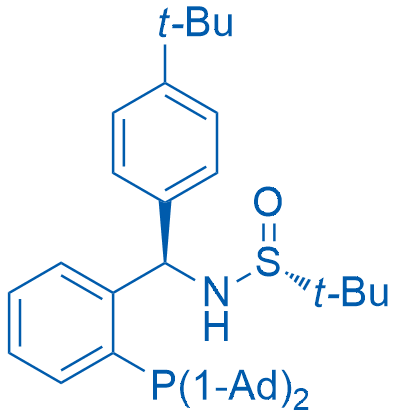 (R)-N-((R)-(4-(tert-Butyl)phenyl)(2-(di(adamantan-1-yl)phosphanyl)phenyl)methyl)-2-methylpropane-2-sulfinamide 100mg