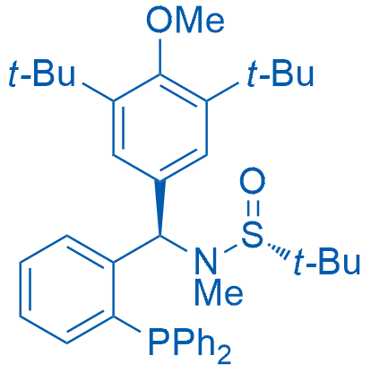 (R)-N-((R)-(3,5-Di-tert-butyl-4-methoxyphenyl)(2-(diphenylphosphanyl)phenyl)methyl)-N,2-dimethylpropane-2-sulfinamide 50mg