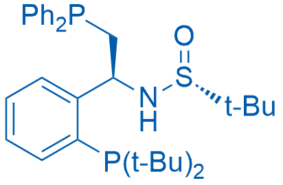 (R)-N-((S)-1-(2-(Di-tert-butylphosphanyl)phenyl)-2-(diphenylphosphanyl)ethyl)-2-methylpropane-2-sulfinamide 100mg