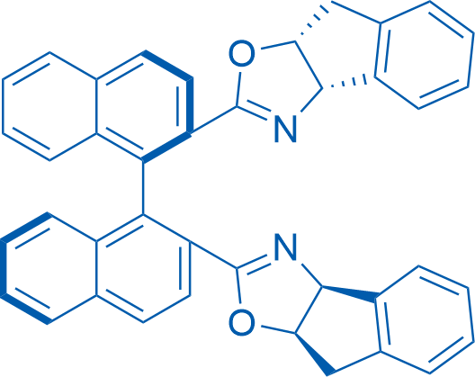 (R)-2,2'-Bis((3aS,8aR)-3a,8a-dihydro-8H-indeno[1,2-d]oxazol-2-yl)-1,1'-binaphthalene 250mg