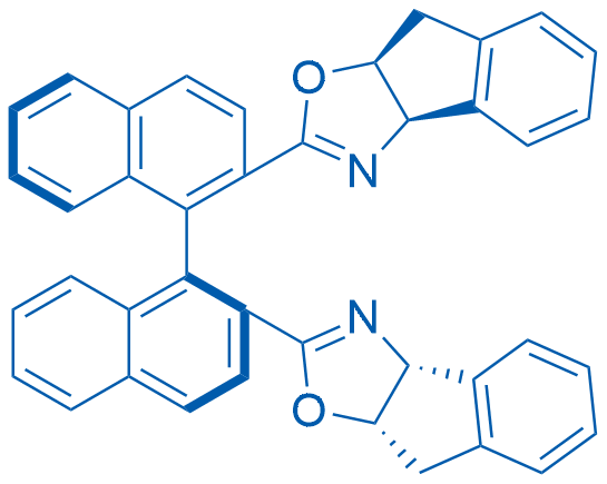 (S)-2,2'-Bis((3aR,8aS)-3a,8a-dihydro-8H-indeno[1,2-d]oxazol-2-yl)-1,1'-binaphthalene 250mg