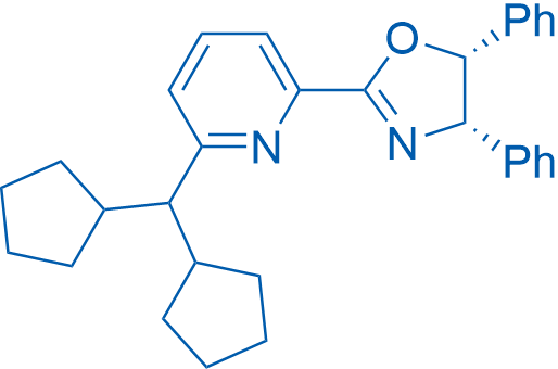 (4S,5R)-2-(6-(Dicyclopentylmethyl)pyridin-2-yl)-4,5-diphenyl-4,5-dihydrooxazole 1g
