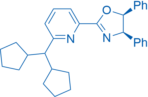 (4R,5S)-2-(6-(Dicyclopentylmethyl)pyridin-2-yl)-4,5-diphenyl-4,5-dihydrooxazole 1g