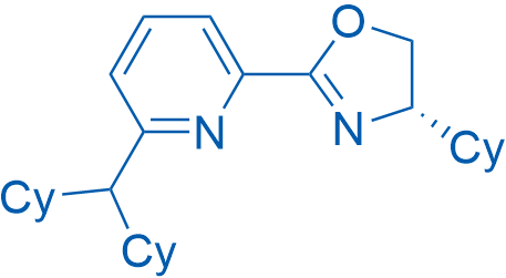 (S)-4-Cyclohexyl-2-(6-(dicyclohexylmethyl)pyridin-2-yl)-4,5-dihydrooxazole 100mg