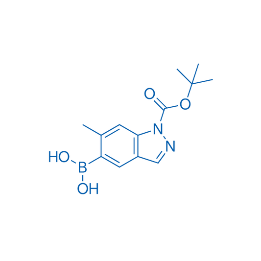(1-(tert-Butoxycarbonyl)-6-methyl-1H-indazol-5-yl)boronic acid 250mg