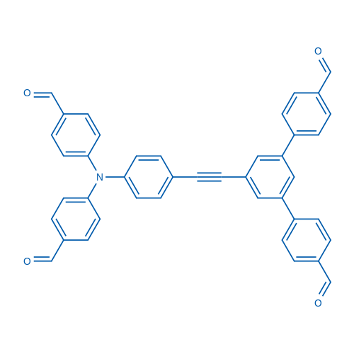 5'-((4-(Bis(4-formylphenyl)amino)phenyl)ethynyl)-[1,1':3',1''-terphenyl]-4,4''-dicarbaldehyde 1g
